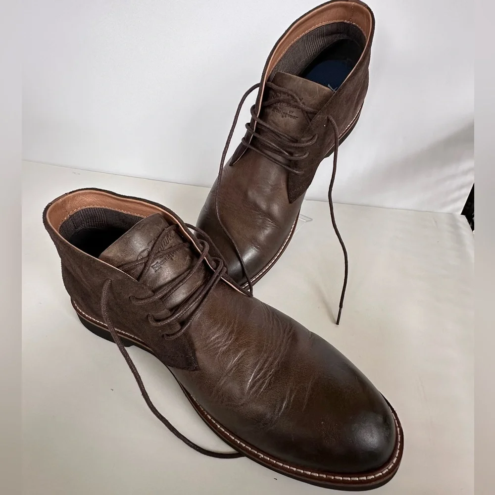 Original Penguin Brown Suede Desert Boots Size:10.5